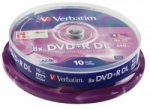 DVD+R VERBATIM DUAL LAYER 10PCS