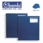 COMP FILE BAMBI 3401 9.5X11 BIRU