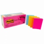 POST IT 3M 653AN PINK ORANGE YELLOW BLUE 