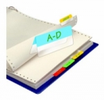 BANTEX-TWIN TABS 40MM ASS. COLOUR  8873